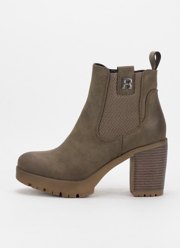 Botines REFRESH en color taupe para mujer