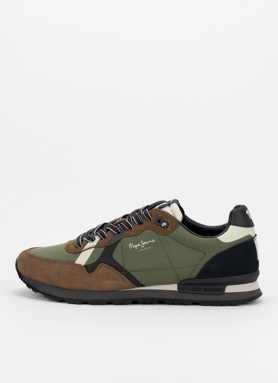 Zapatillas Pepe Jeans Brit Print verde