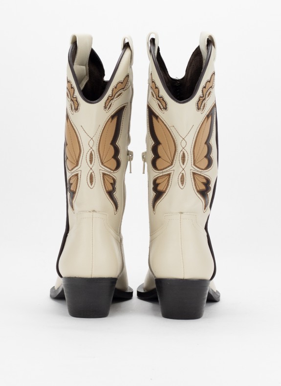 Botas Cowboy Keslem M3762 beige