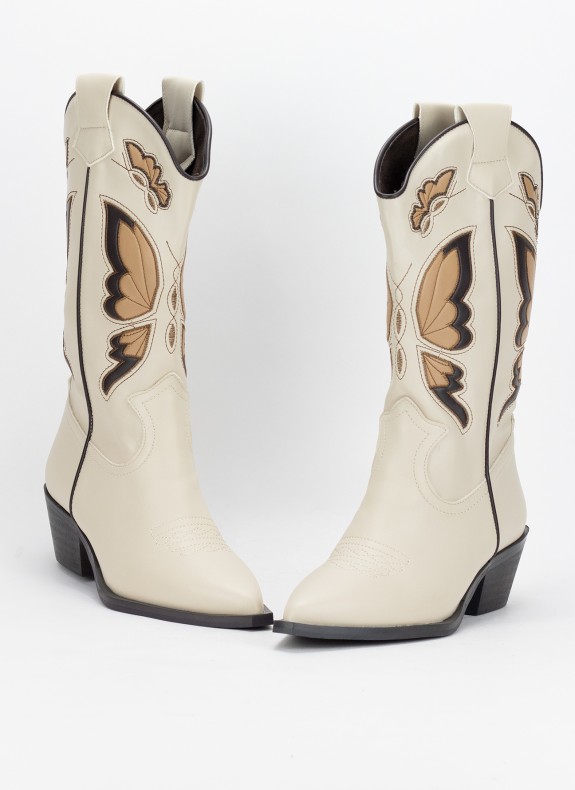 Botas Cowboy Keslem M3762 beige