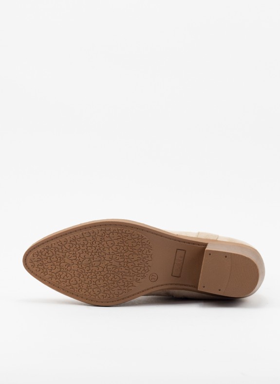 Botines XTI em cor bege para mulher