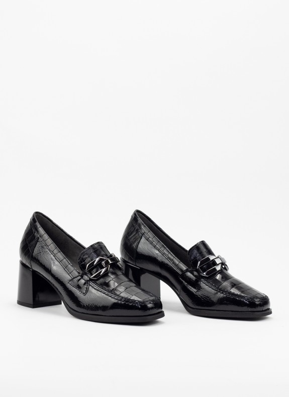 Chaussures PITILLOS de couleur noire pour femme