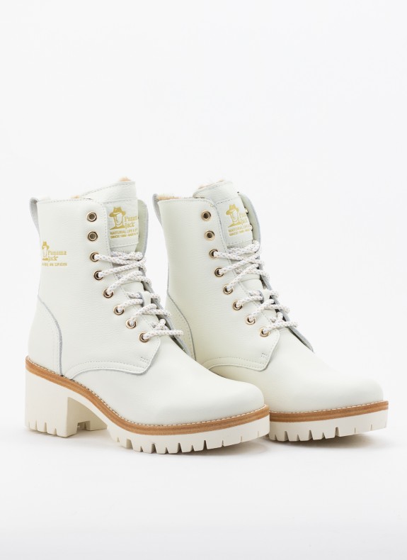 Botines Panama Jack Padma blanco