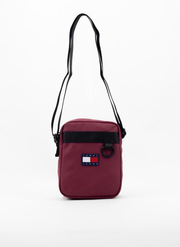 BANDOLERA TOMMY HILFIGER TJM DLY ELEV REPORTER ROJO