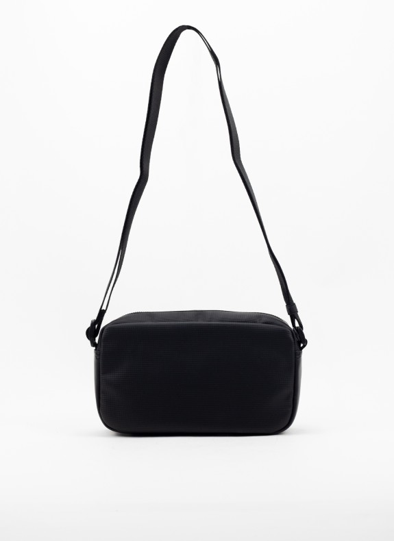 BANDOLERA TOMMY HILFIGER TH ESSENTIAL PIQUE EW REPORTER NEGRO