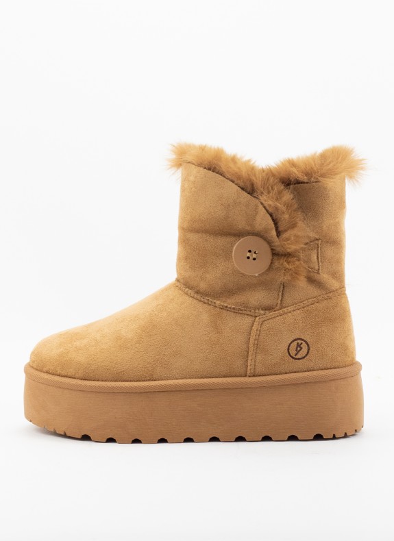 Bottines KESLEM de couleur camel pour femme