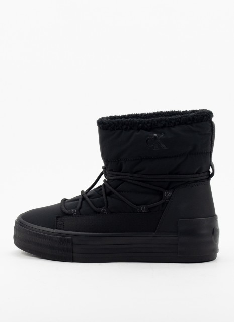 BOTINES CALVIN KLEIN BOLD VULC FLATF SNOW BOOTWN NEGRO