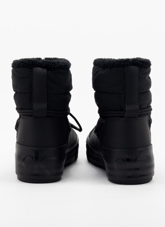 BOTINES CALVIN KLEIN BOLD VULC FLATF SNOW BOOTWN NEGRO