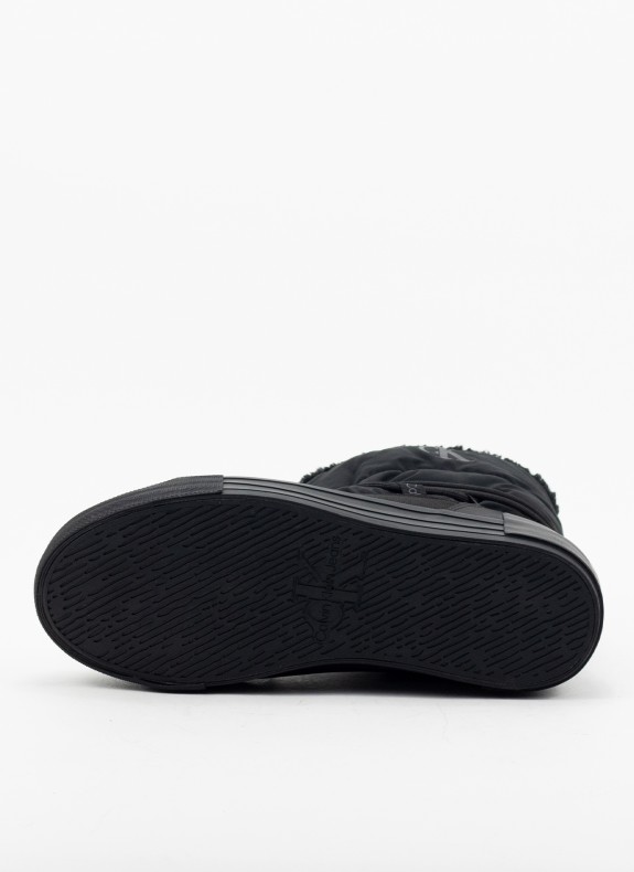 BOTINES CALVIN KLEIN BOLD VULC FLATF SNOW BOOTWN NEGRO