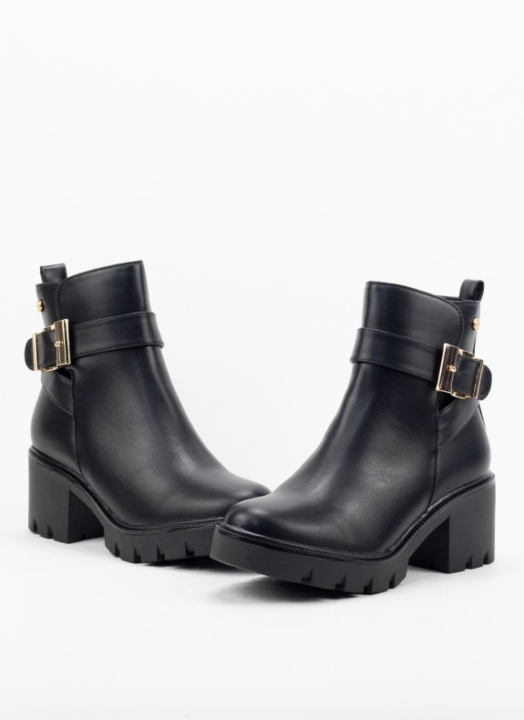 Bottines XTI en couleur noire pour femme