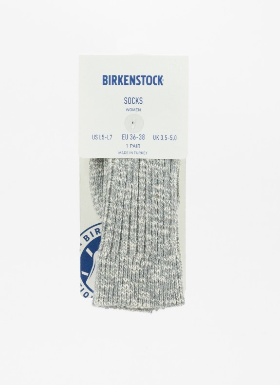 Chaussettes Birkenstock Cotton Slub Femme gris
