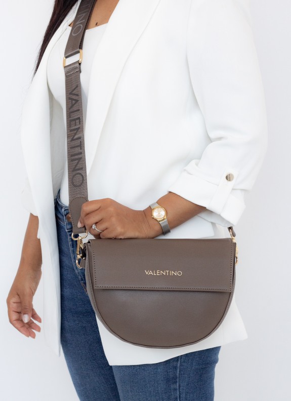 Bandoulière VALENTINO BAGS en couleur taupe pour femme