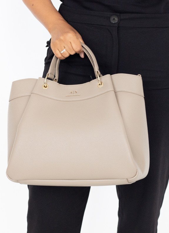 Bolso ARMANI EXCHANGE en color beige para mujer