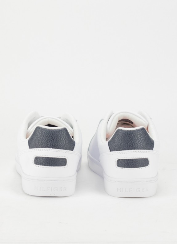 BASKETS TOMMY HILFIGER ESSENTIAL CUPSOLE SNEAKER BLANCHE