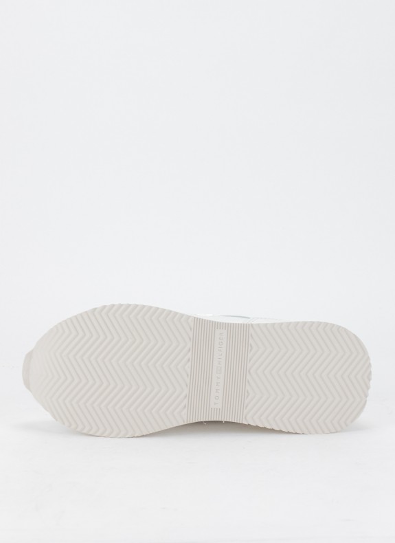 ZAPATILLAS TOMMY HILFIGER TH ELEVATED FEMININE RUNNER HW BLANCO