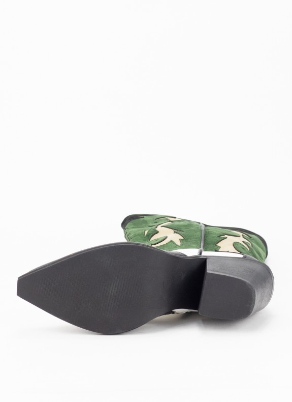 Botas Cowboy Keslem Maria verde