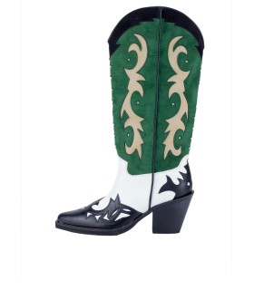 Bottes Cowboy Keslem María vertes