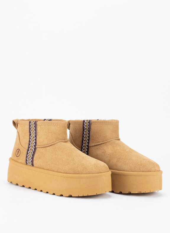 Botines Keslem Artico Platform couro