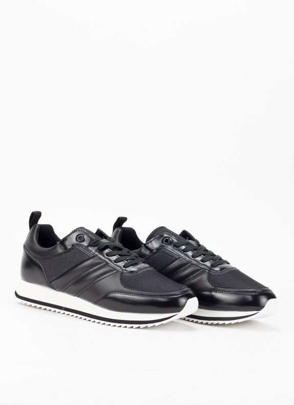 Zapatillas Calvin Klein Low Top Lace Up Jaq Mono preto