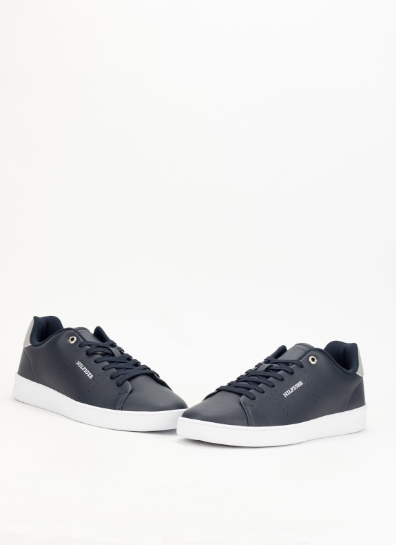 Zapatillas Tommy Hilfiger Court Cup LTH Perf Detail marino