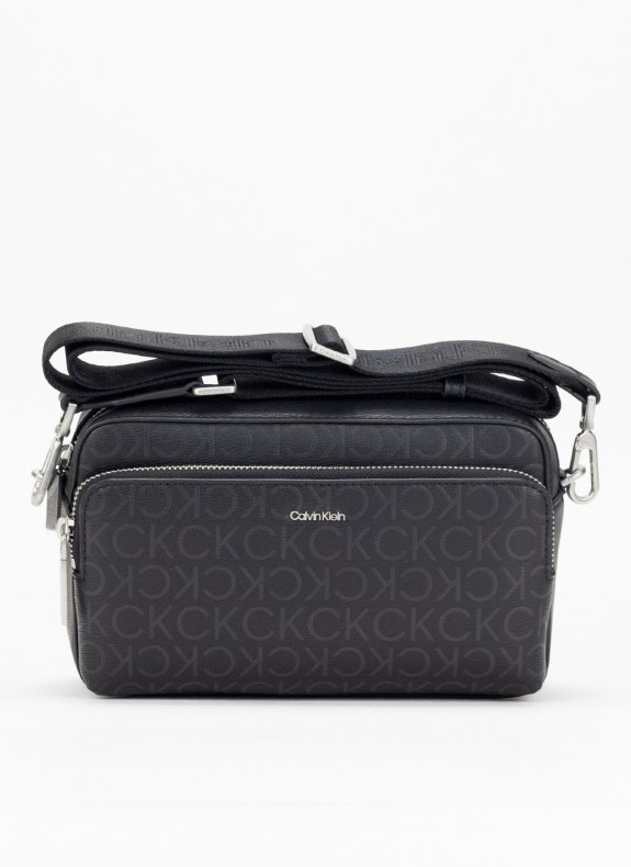 Bolso Calvin Klein CK Must Camera Bag Lg Epi Mono preto