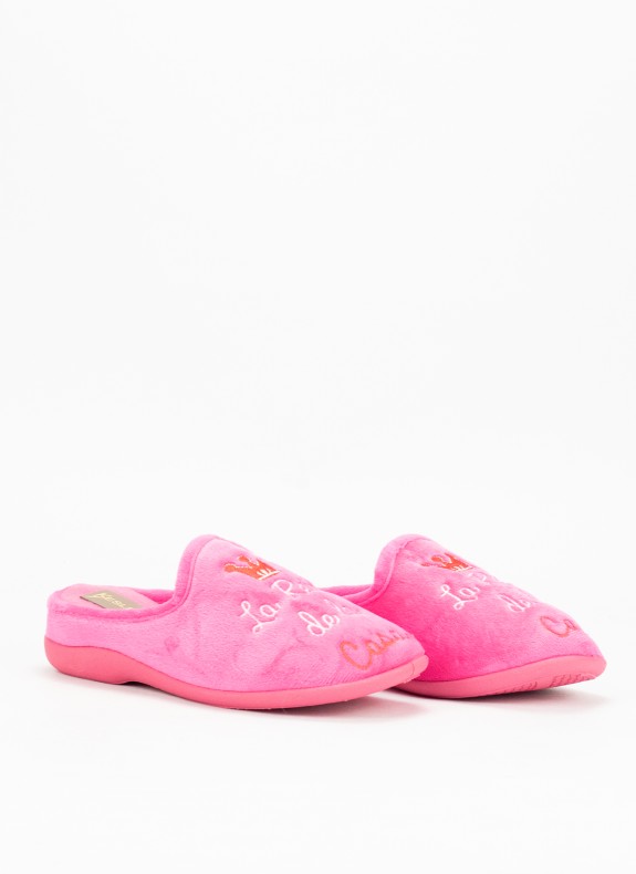 Chaussons Maison KESLEM CHAUSSURE en couleur fuchsia pour femme