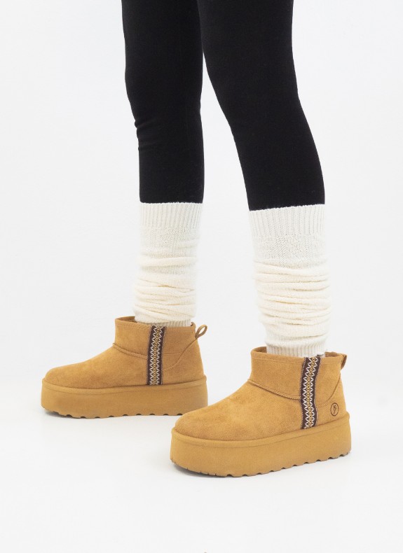 Botines Keslem Artico Platform couro