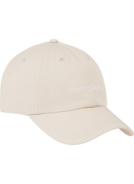 CAP LINEAR color TOMMY HILFIGER mujer LOGO Complemento beige TJW