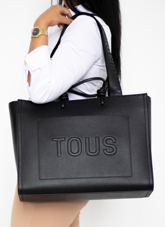 Bolso shopper Tous Amaya La Rue New negro