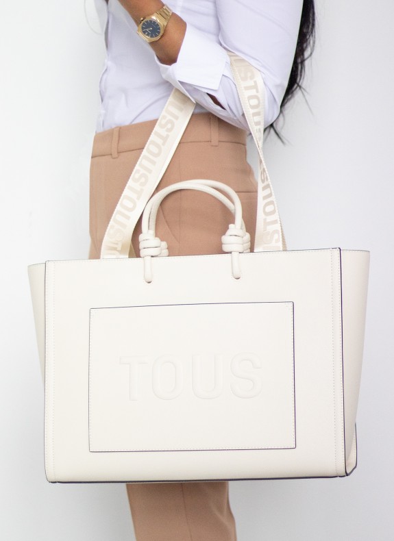 Bolso shopper Tous Amaya La Rue New beige