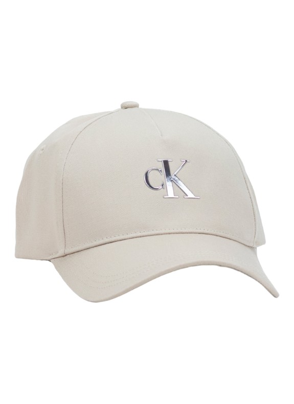 Gorra Calvin Klein Minimal Monogram Cap taupe