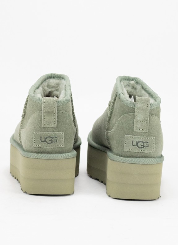 Botines Ugg Classic Ultra Mini Platform verde
