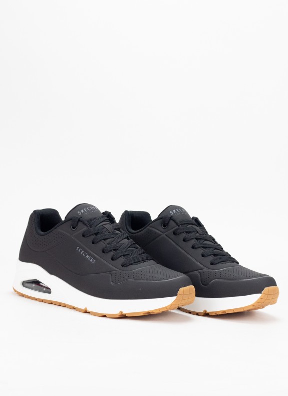 Baskets Skechers Uno Stand On Air noires