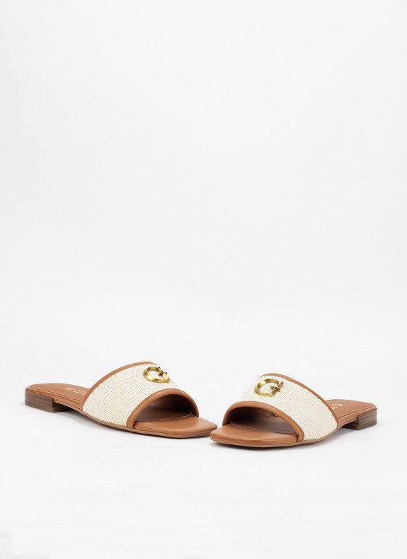 Sandalias Guess FLJTASFAL19 beige