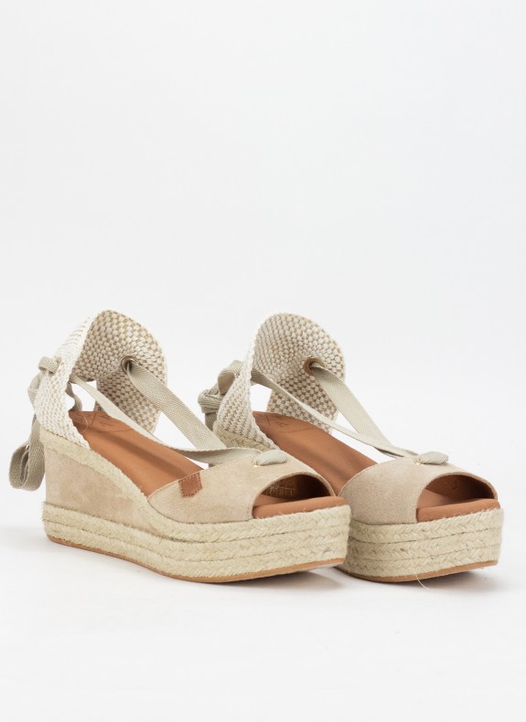 Sandalias Popa Valdes Serraje beige