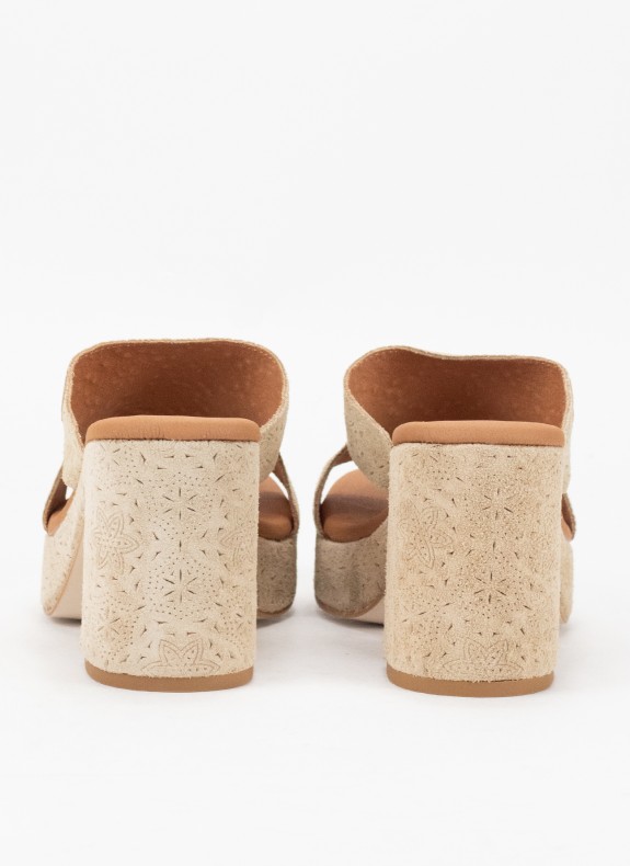 Sandalias Popa Padawan Grabado beige