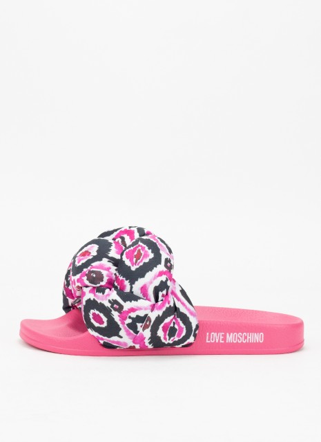 Tongs Love Moschino JA28312 rose