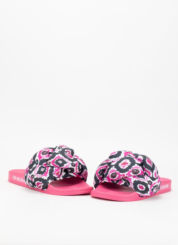 Tongs Love Moschino JA28312 rose