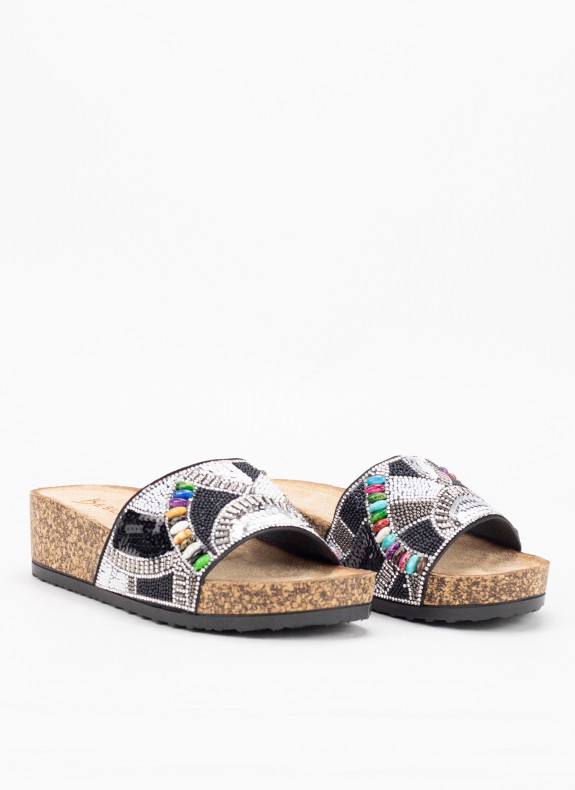 Sandales Keslem Philippines noires