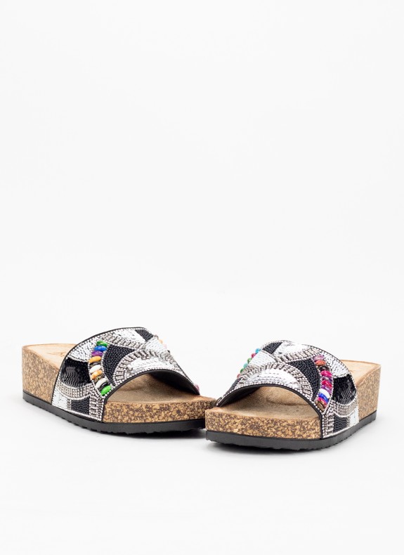 Sandales Keslem Philippines noires