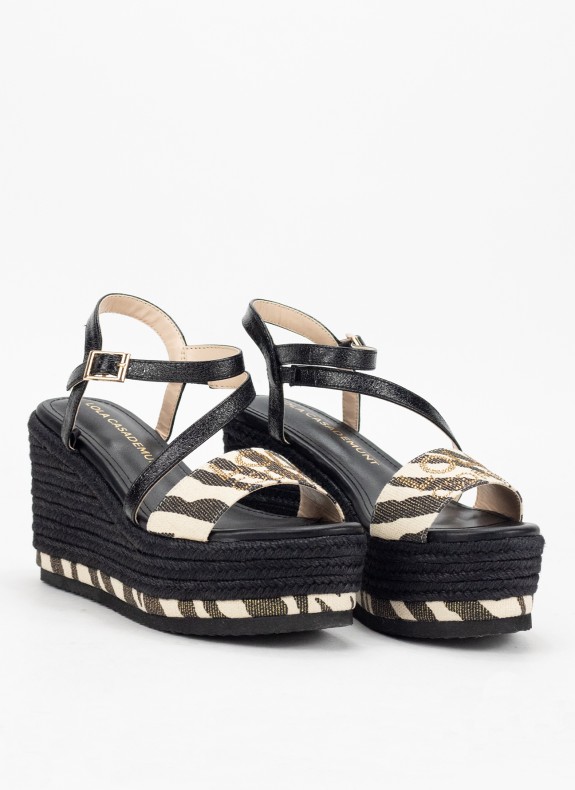 Sandalia Lola Casademunt 2405022 preto