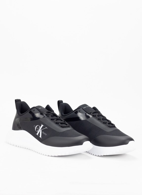 Zapatillas Calvin Klein Eva Runner Low Lace ML Mix preto