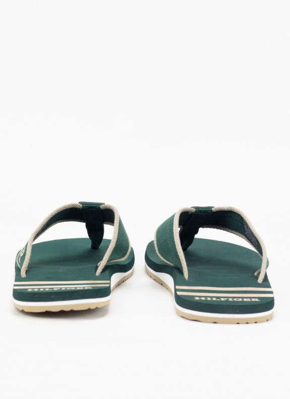Chanclas Tommy Hilfiger Sporty Hilfiger Beach Sandal verde