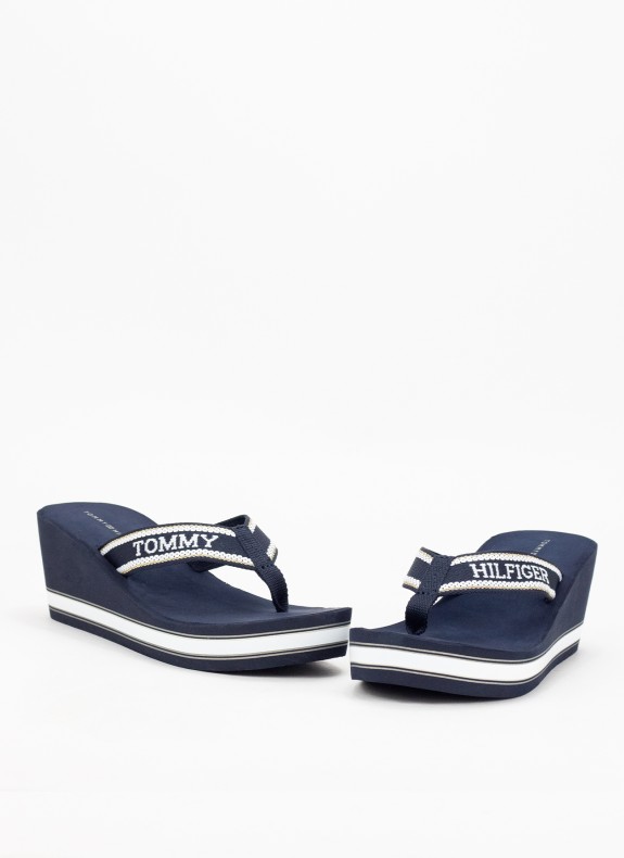 Tongs Tommy Hilfiger Wedge Beach Sandal marine