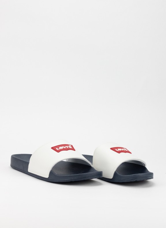 Chanclas Levi's June Batwing blanco