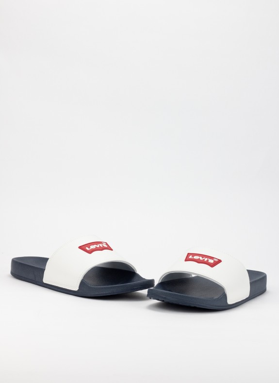 Chanclas Levi´s June Batwing branco