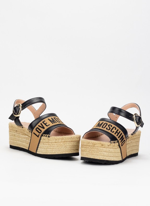 Sandalias Love Moschino JA16296 preto
