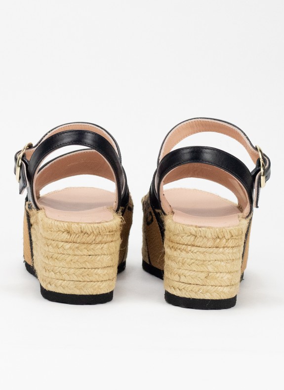 Sandalias Love Moschino JA16296 preto