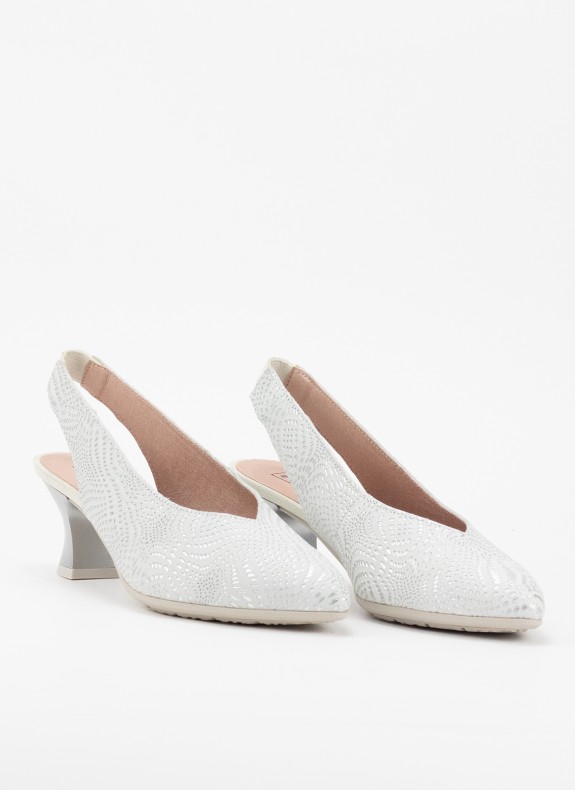 Zapatos Pitillos 5750 plata