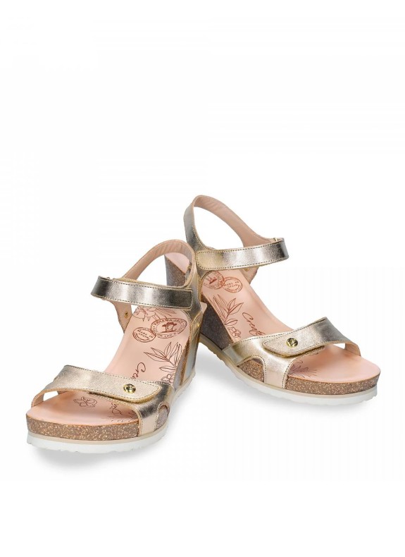 Sandalias Panama Jack Julia Shine B3 oro